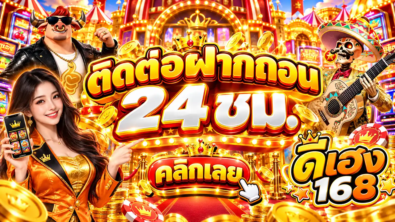ดีเฮง168 ทางเข้าสล็อตยอดฮิตในไทย เกมครบวงจร เฮงดีทุกยอดฝาก