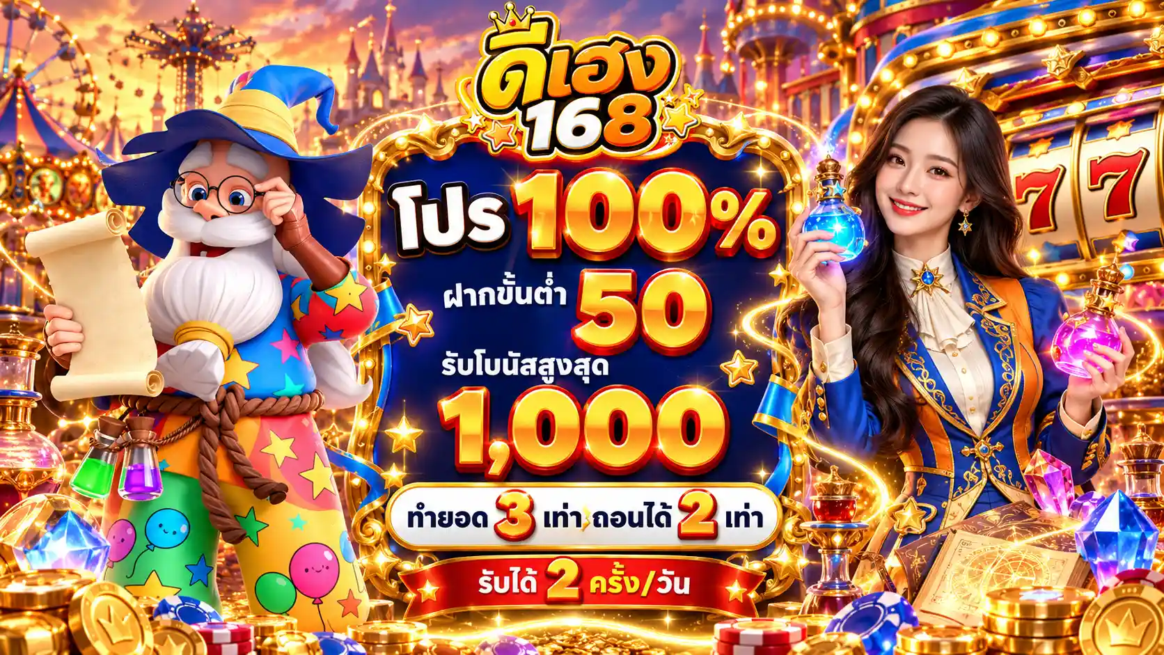 ดีเฮง168 ทางเข้าสล็อตยอดฮิตในไทย เกมครบวงจร เฮงดีทุกยอดฝาก
